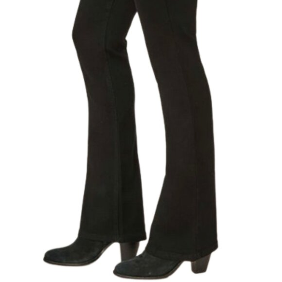 Democracy "Ab"solution NWT Black Jeans Boot Cut High Rise Slimming Panels, 14P - Picture 1 of 12